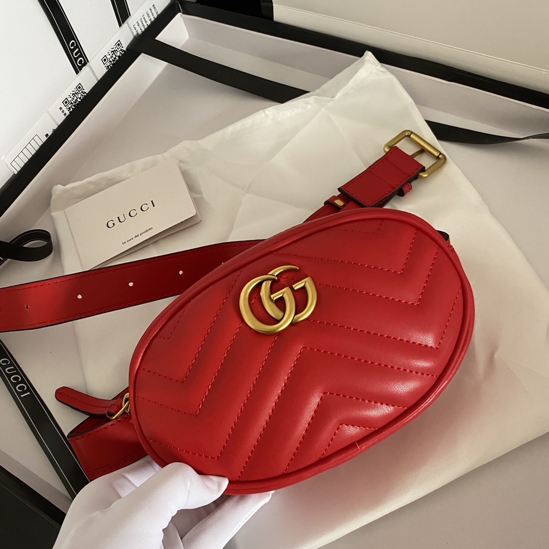 Gucci GG Marmont Waist Bag(Replica)