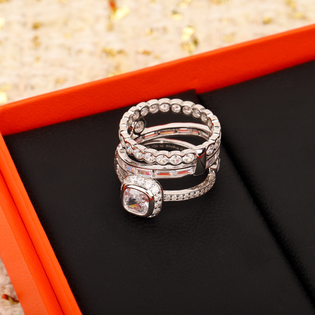 TOP HERMES Diamond Rings