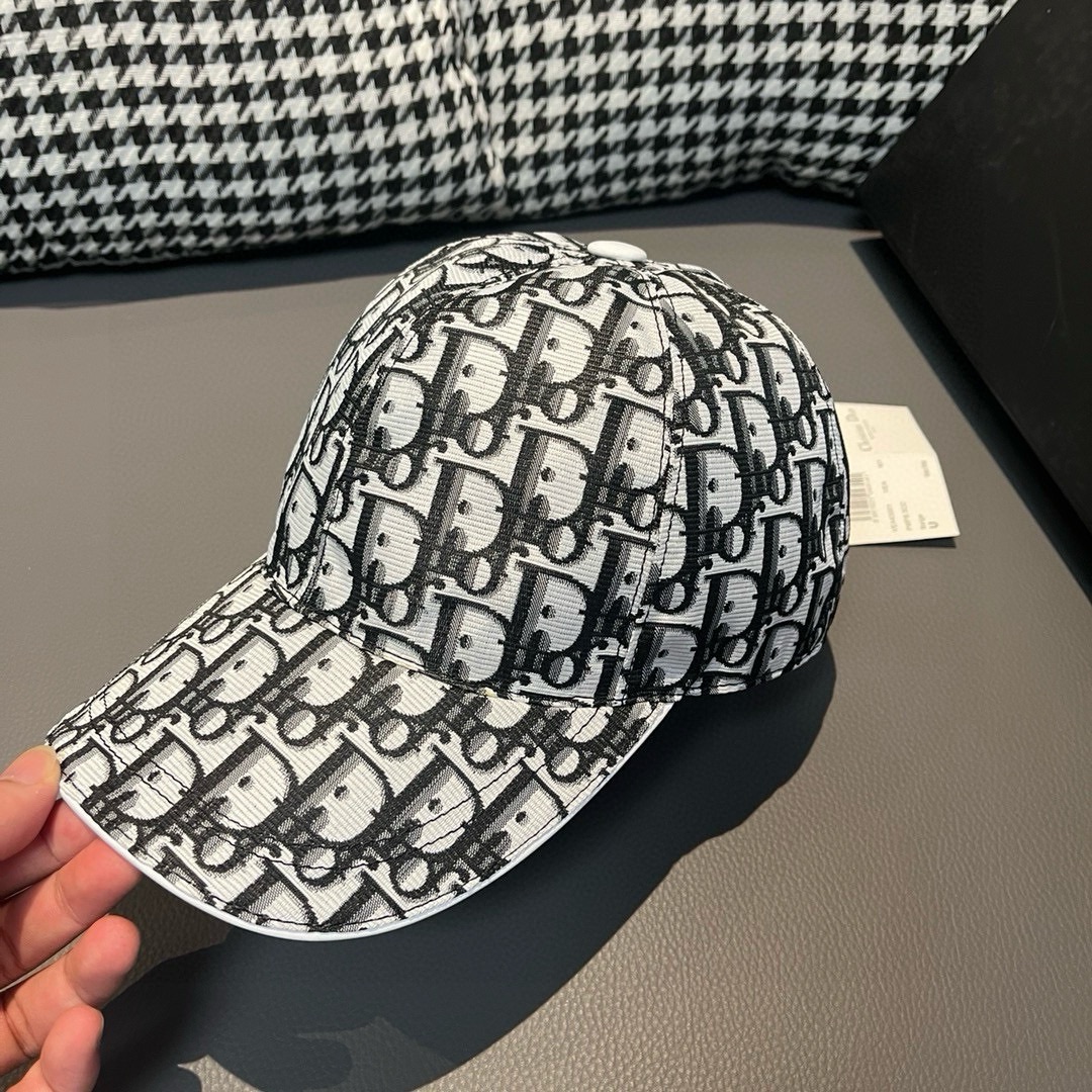 TOP Christian Dior Monogram Baseball Hat - 4 Color