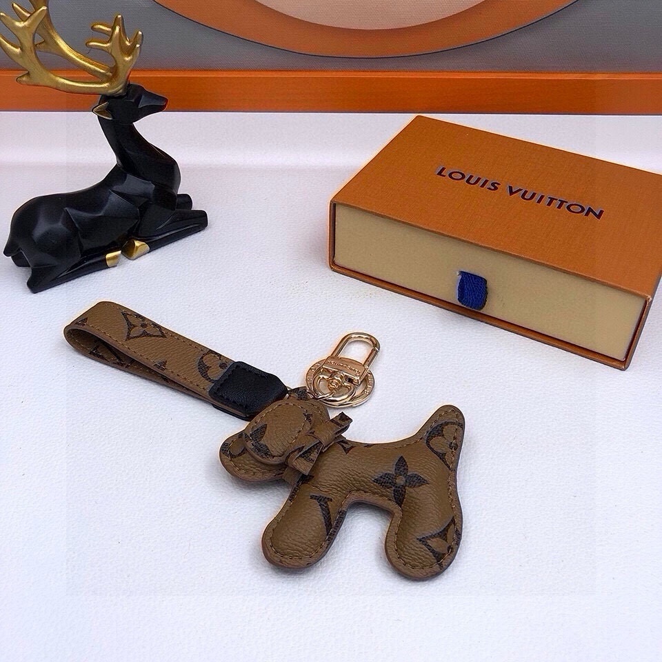 TOP Louis Vuitton LV Schnauzer Keychain -3 Colors