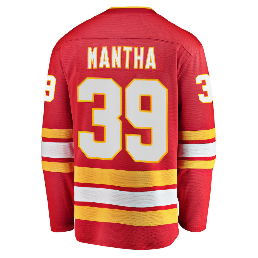 Anthony Mantha Calgary Flames NHL Fanatics Breakaway Home Jersey