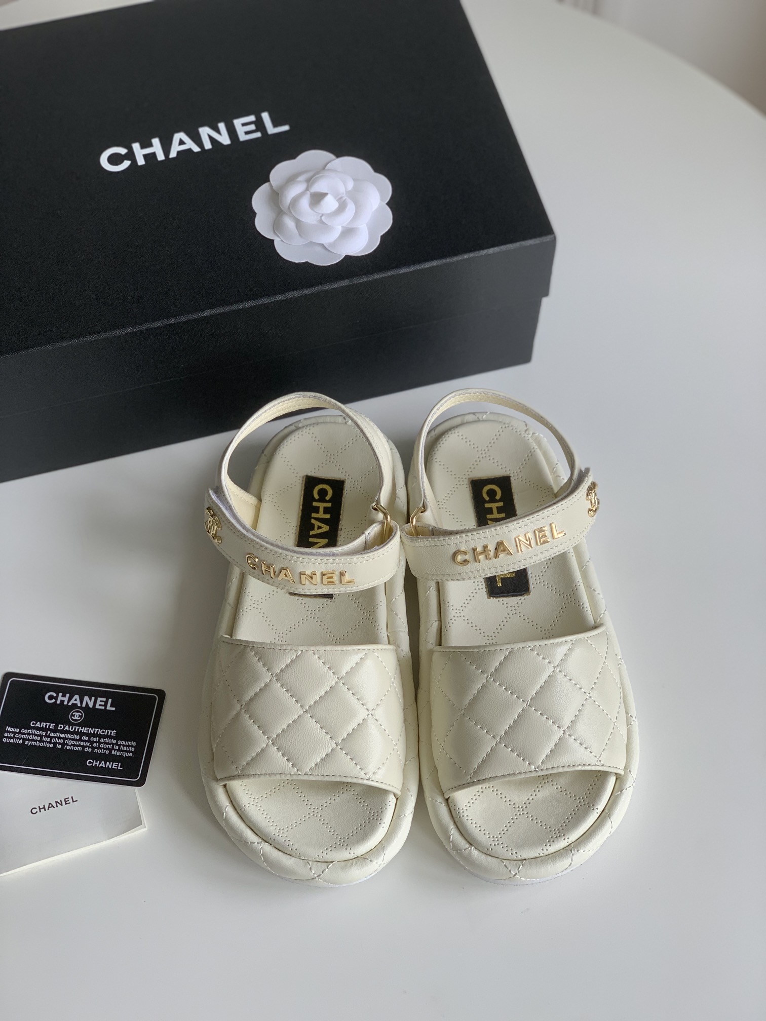 TOP CHANEL 24C Rhombic Sandals - 3 Colors