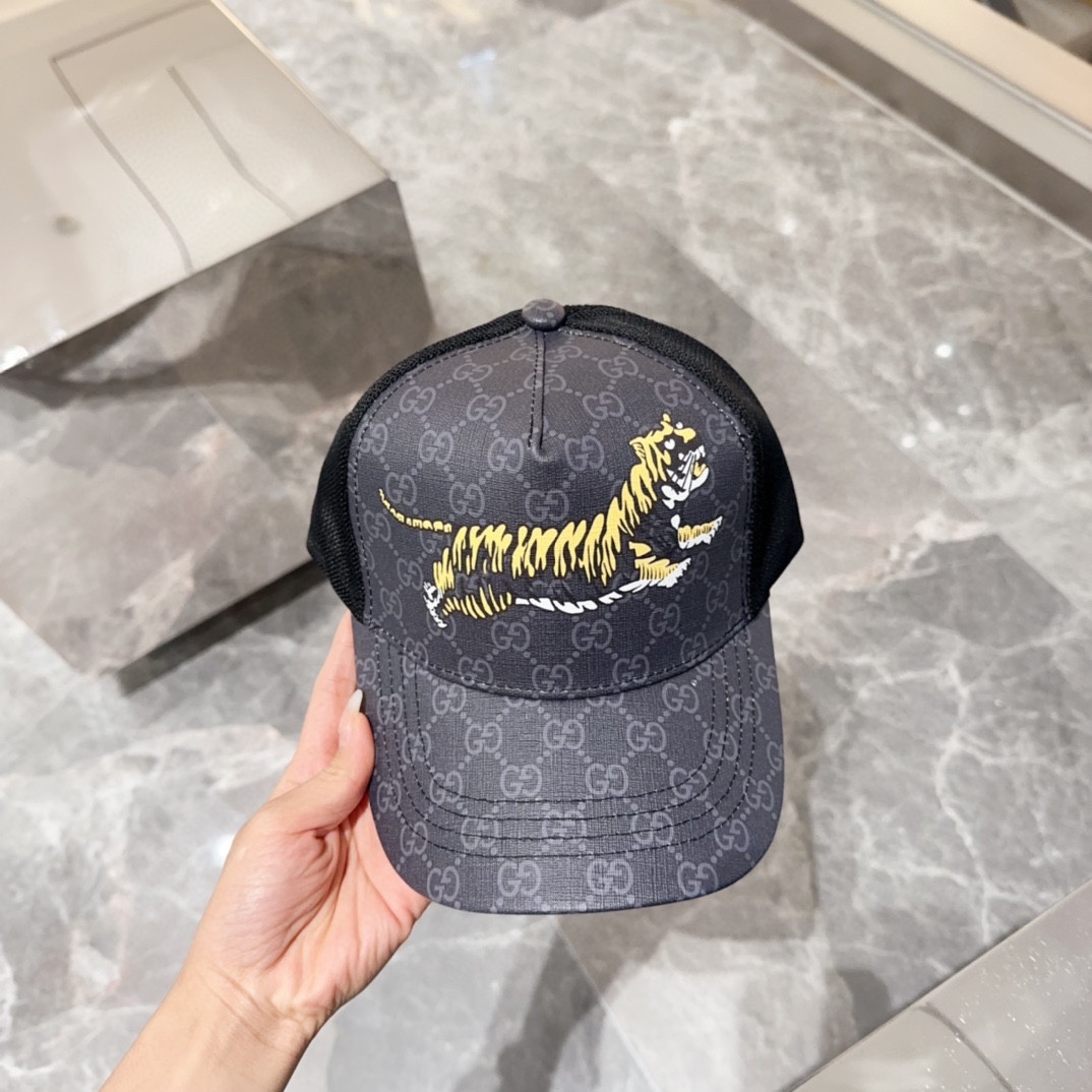 TOP GUCCI Classic Baseball Hat - 2 Colors