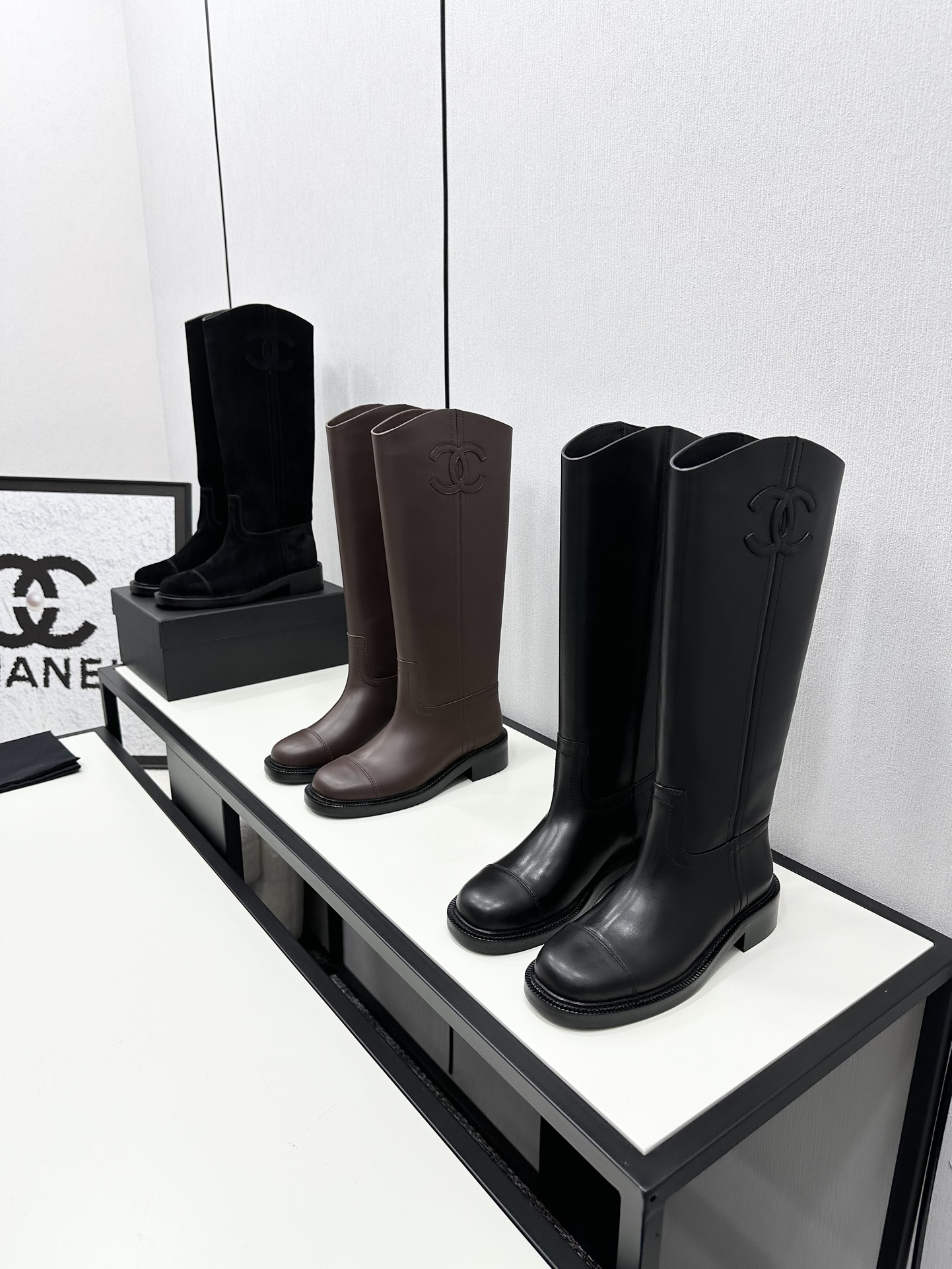 TOP CHANEL Knight Martin Long Boots - 3 Color