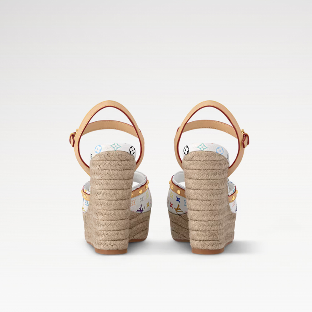 Louis Vuitton LV x TM HELIOS Wedge Sandals (Replica)