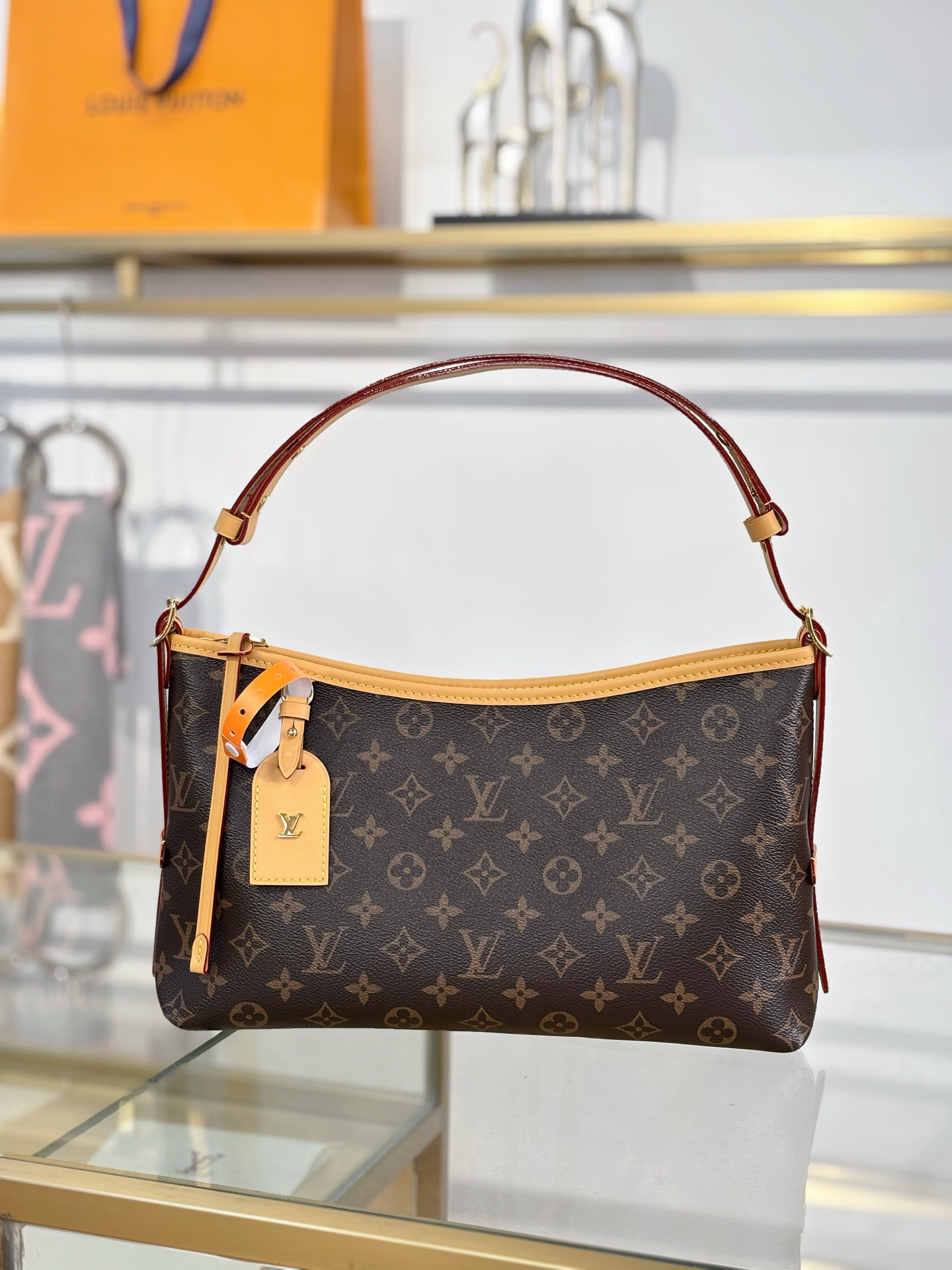 TOP Louis Vuitton LV Carryall East West Bags 33.5x20x10cm - Monogram