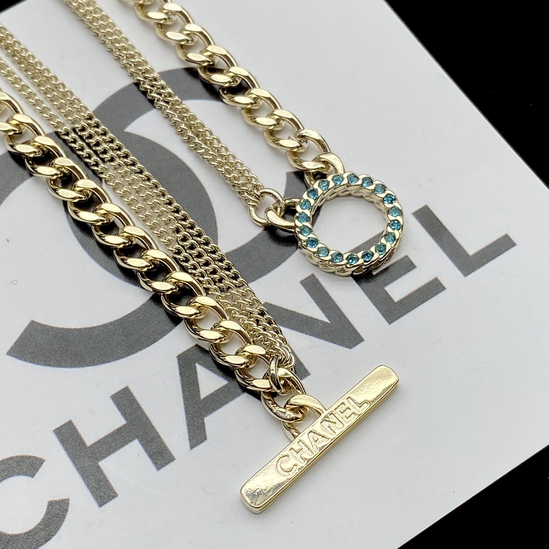TOP CHANEL Layering Necklace - Gold