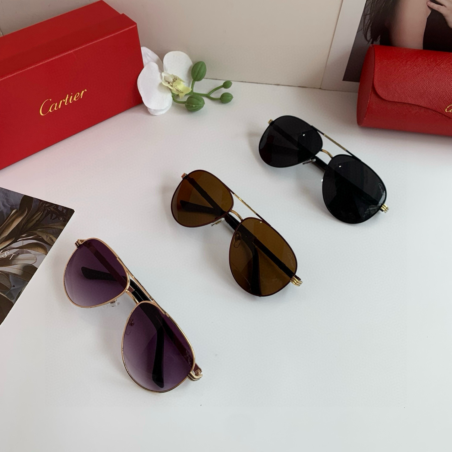 TOP CARTIER Sunglasses - 3 Colors