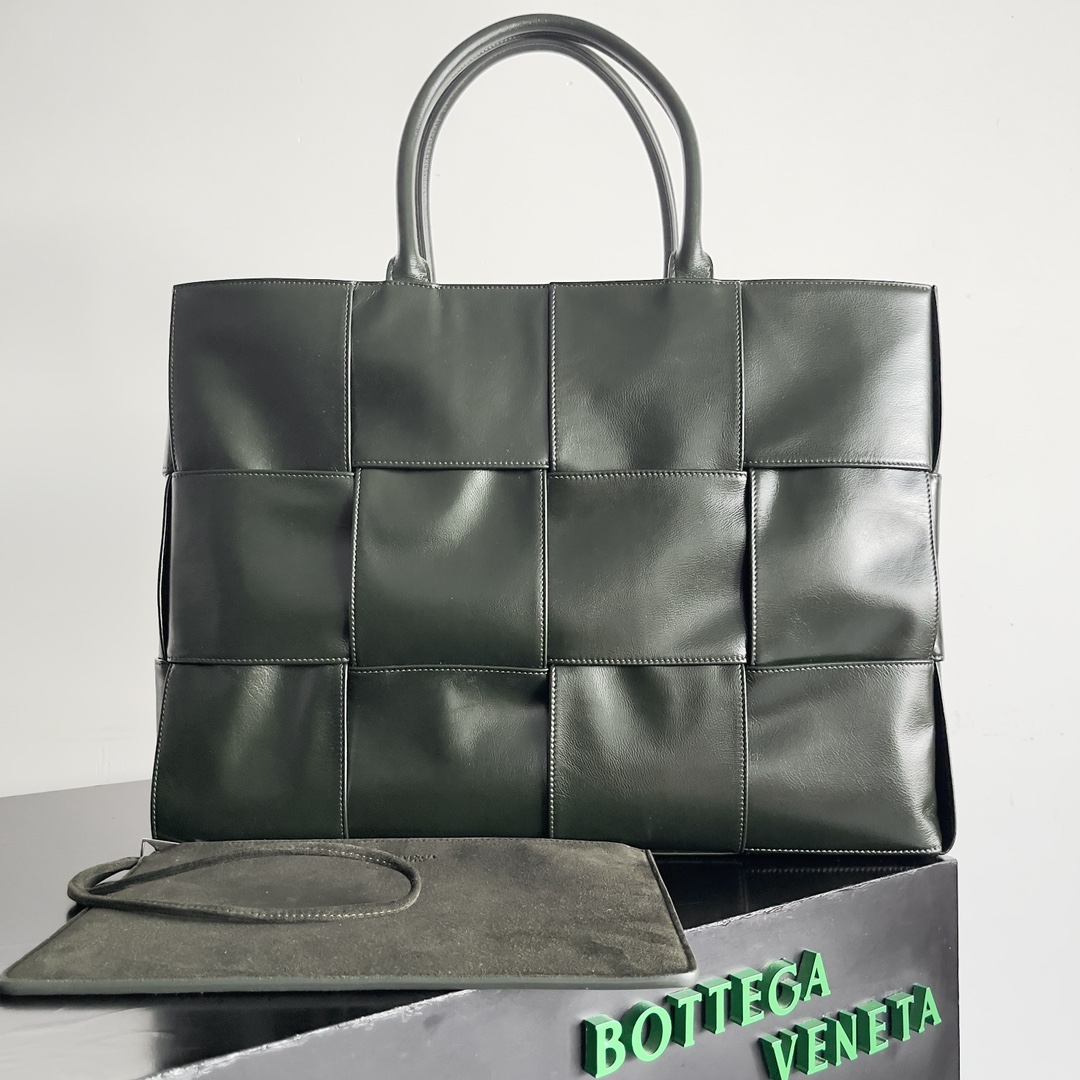 TOP Bottega Veneta BV Tote Bag 46x34x11cm - Dark Green