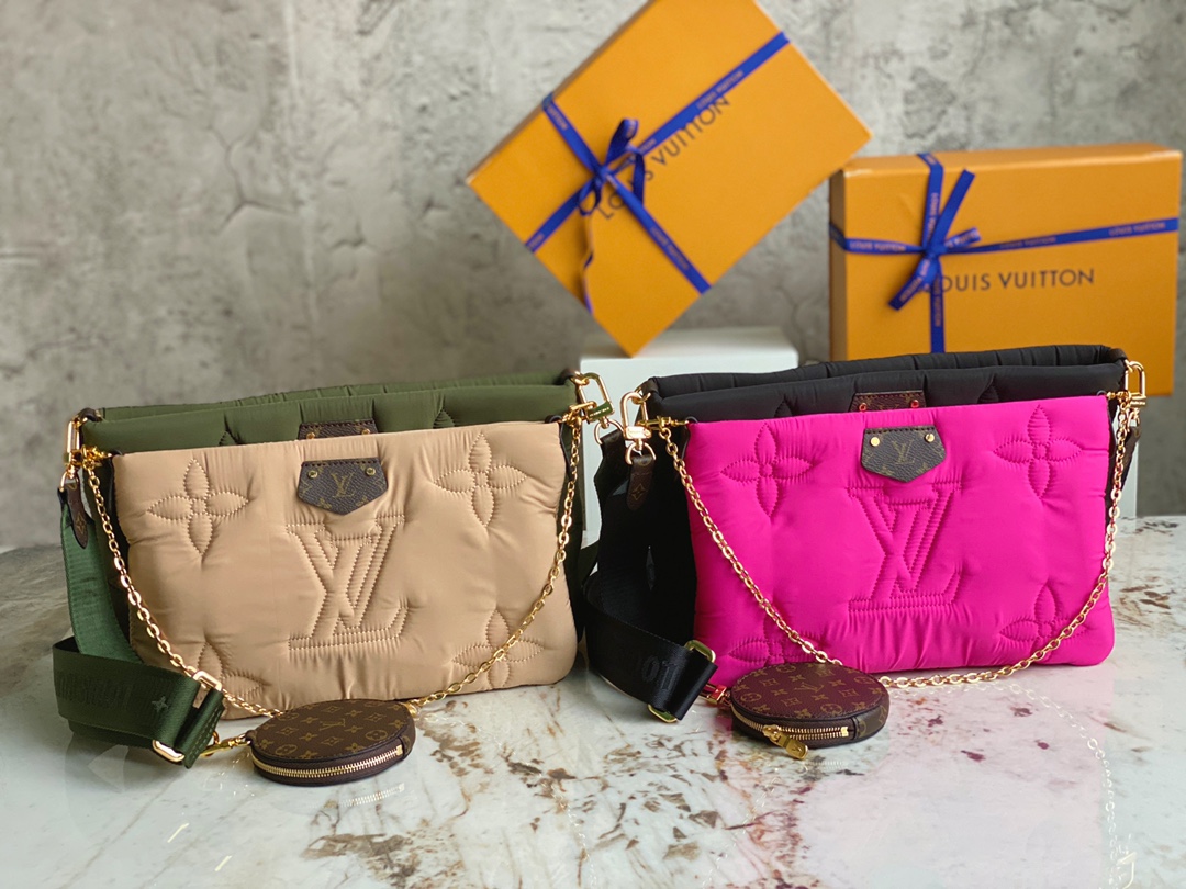 TOP Louis Vuitton LV  MAXI MULTI POCHETTE ACCESSOIRES Bag 34 x 21.5 x 5 cm - 2 Colors