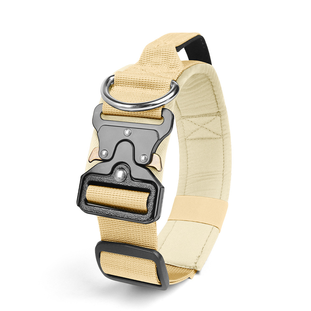 New dog collar: bite-resistant, waterproof, tactical dog collar, adjustable pet tactical collar, dog leash - PawPro UK