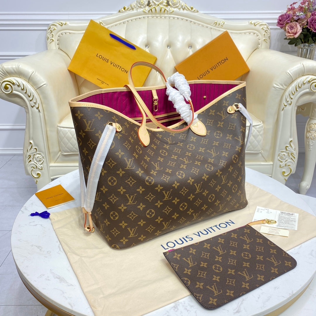 TOP Louis Vuitton LV Nevefull Bag 32x17x28cm - Monogram