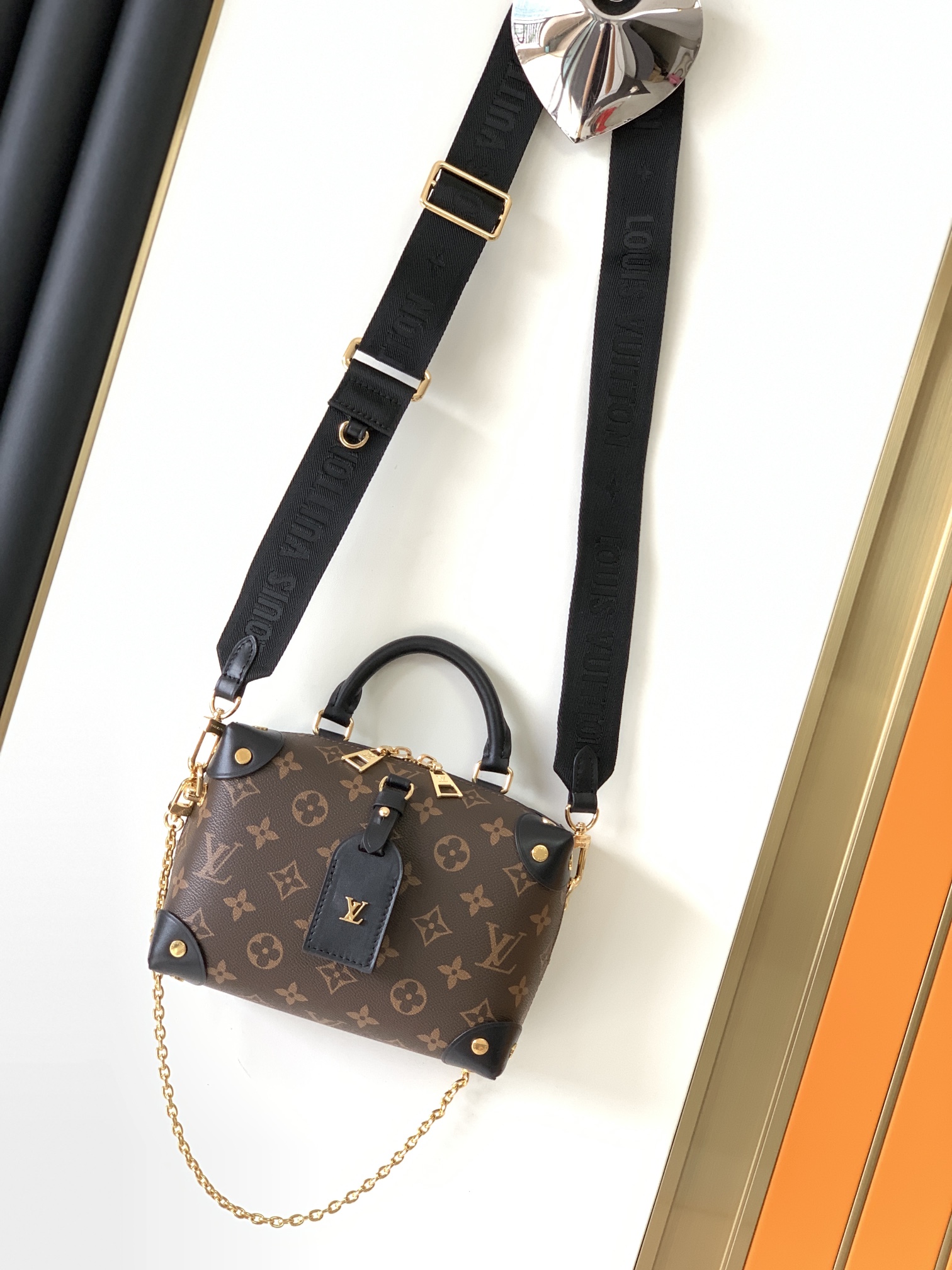 TOP Louis Vuitton LV Petite Malle Soul Handbag 20x14x7.5cm - 4 Colors&GHW