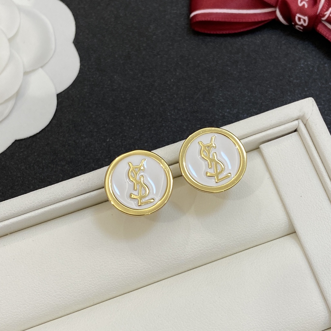 TOP Yves Saint Laurent YSL Earrings - 4 Color