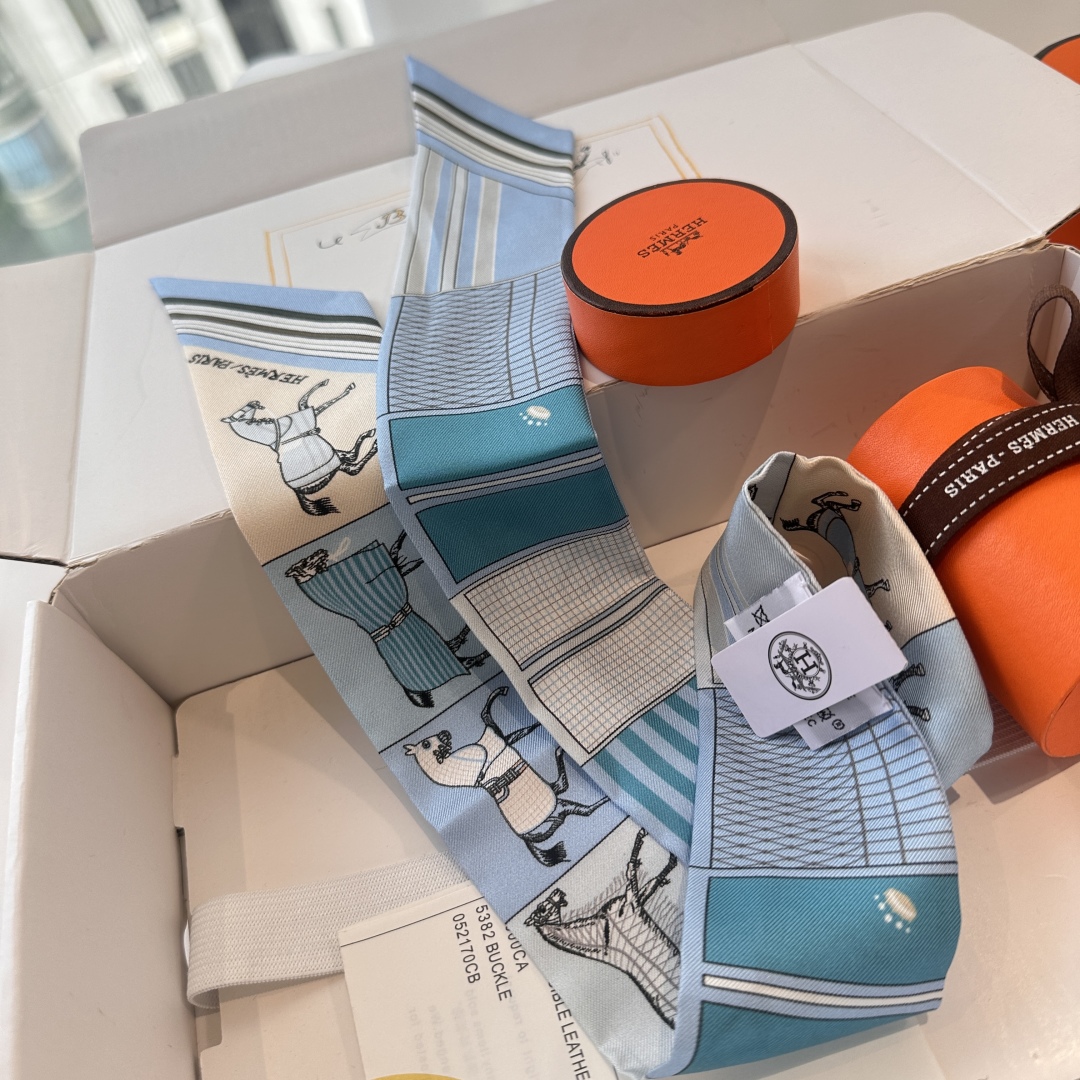 TOP HERMES Twilly Scarf 86 x 5 cm - 3 Colours