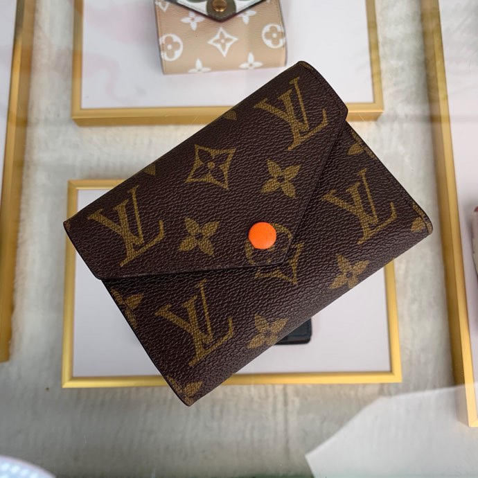 TOP Louis Vuitton LV LV Damier Victorine Wallet - 16 colors