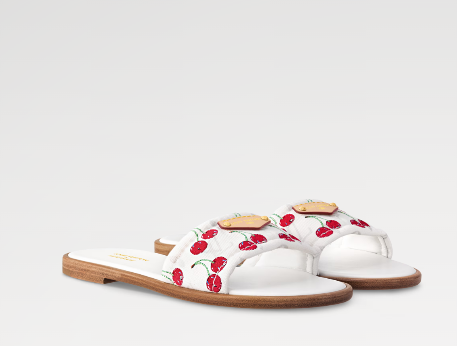 TOP Louis Vuitton LV LV x TM Lily Slippers - White