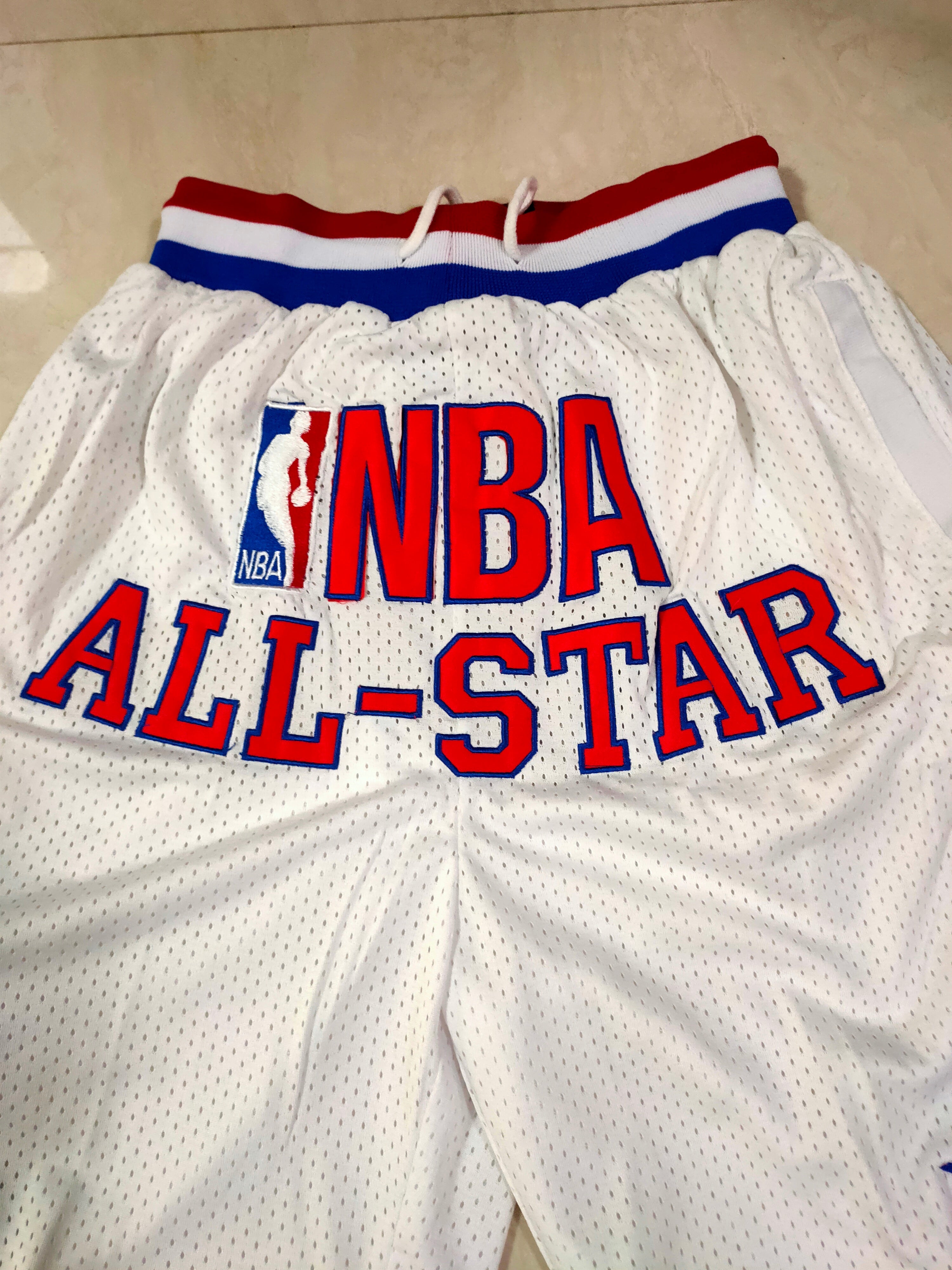 All-Star White Juston Retro Pocket Shorts