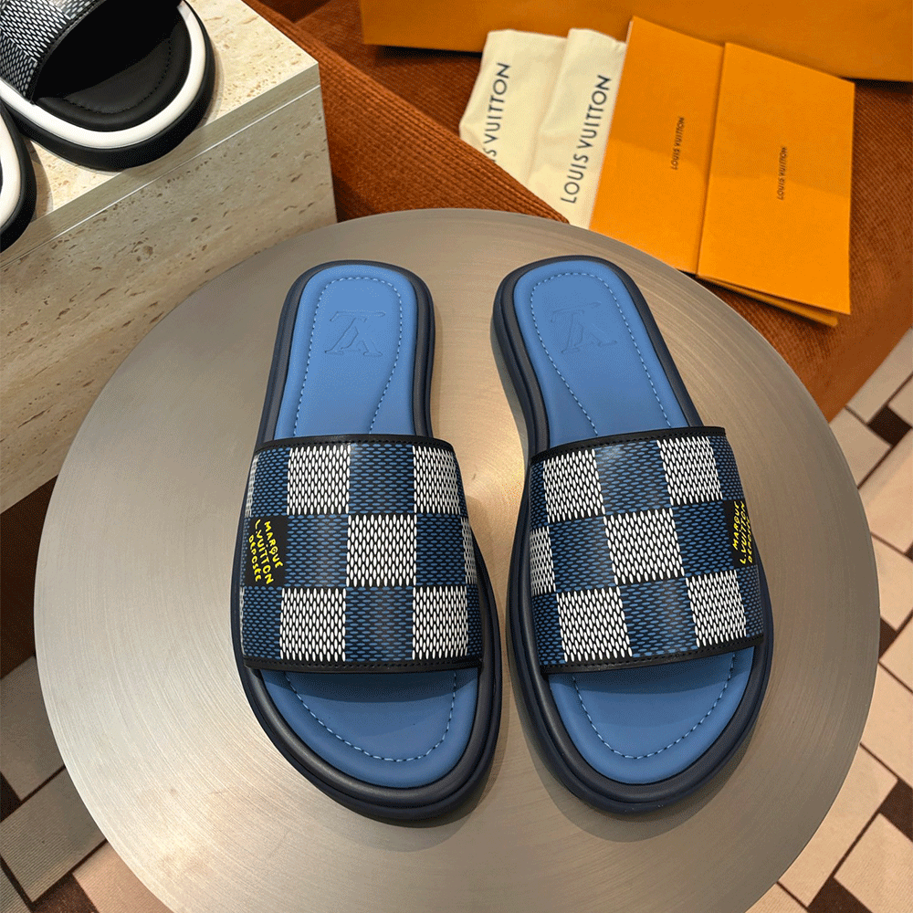 Louis Vuitton L Mule Sandals(Replica)