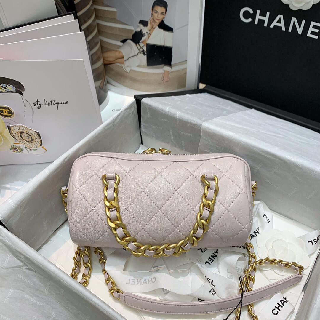 TOP CHANEL Bowling Bag  Mini - Light Pink