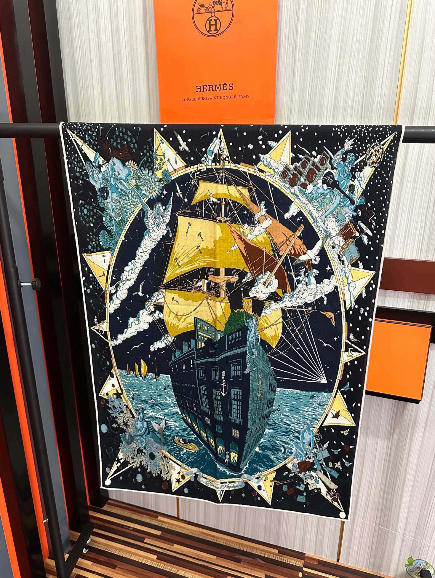 TOP HERMES Cashmere Scarf 65*185cm - 2 Color