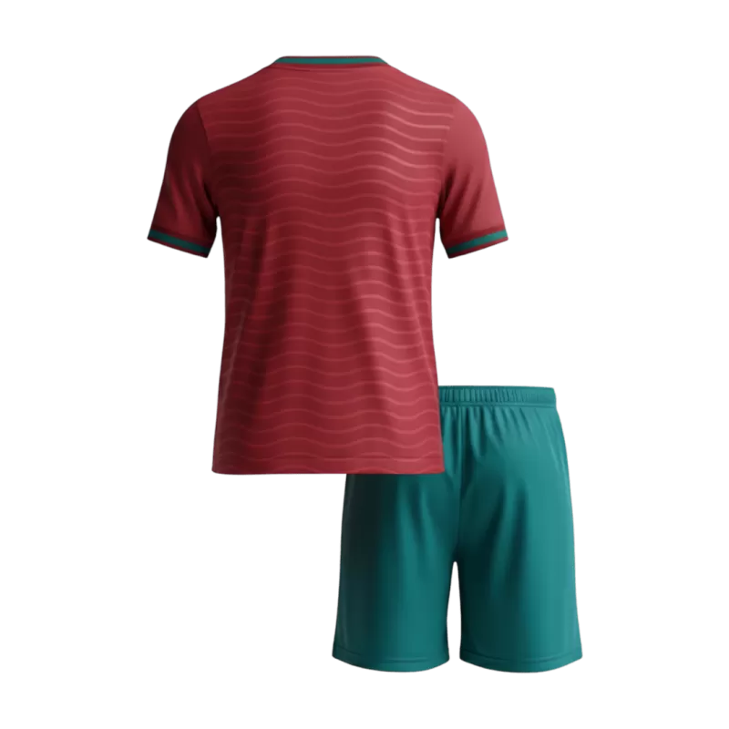 Portugal Home World Cup Kids Soccer Jerseys Kit 2026