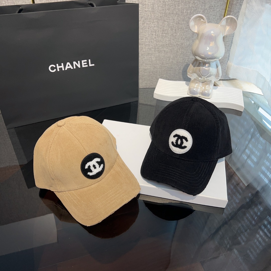 TOP CHANEL Classic Baseball Hats - 2 Colors