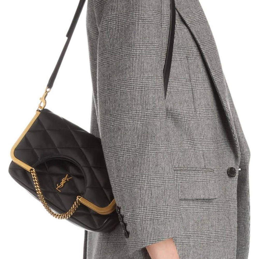 Saint Laurent 87 Sheepskin Metal Flap Bag（10A Mirror Version）