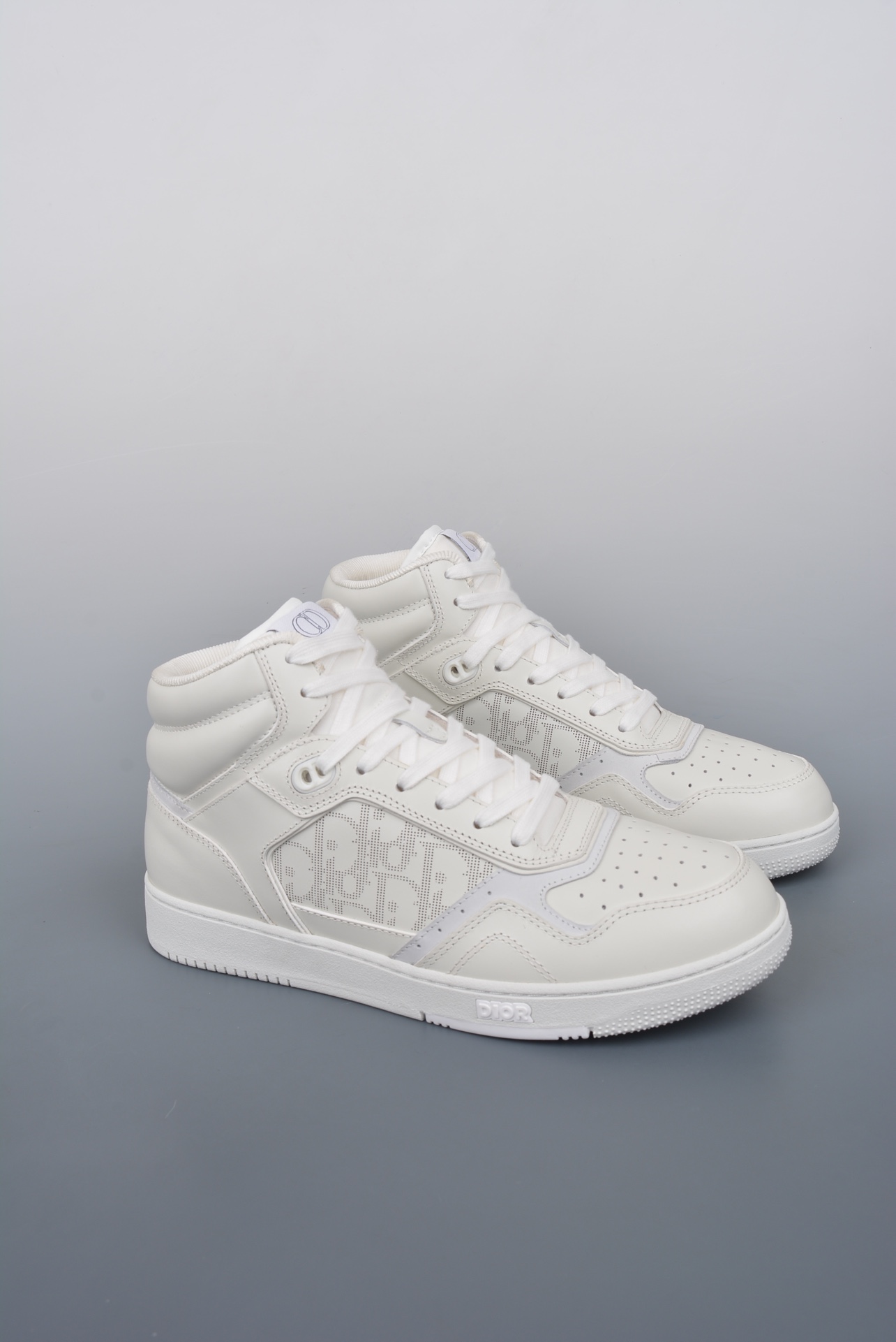 Dior B27 Sneakers High-Top White (AAA High Quality Version)