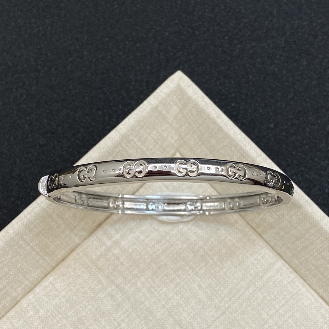 TOP GUCCI GG Bracelet - Silver & Gold