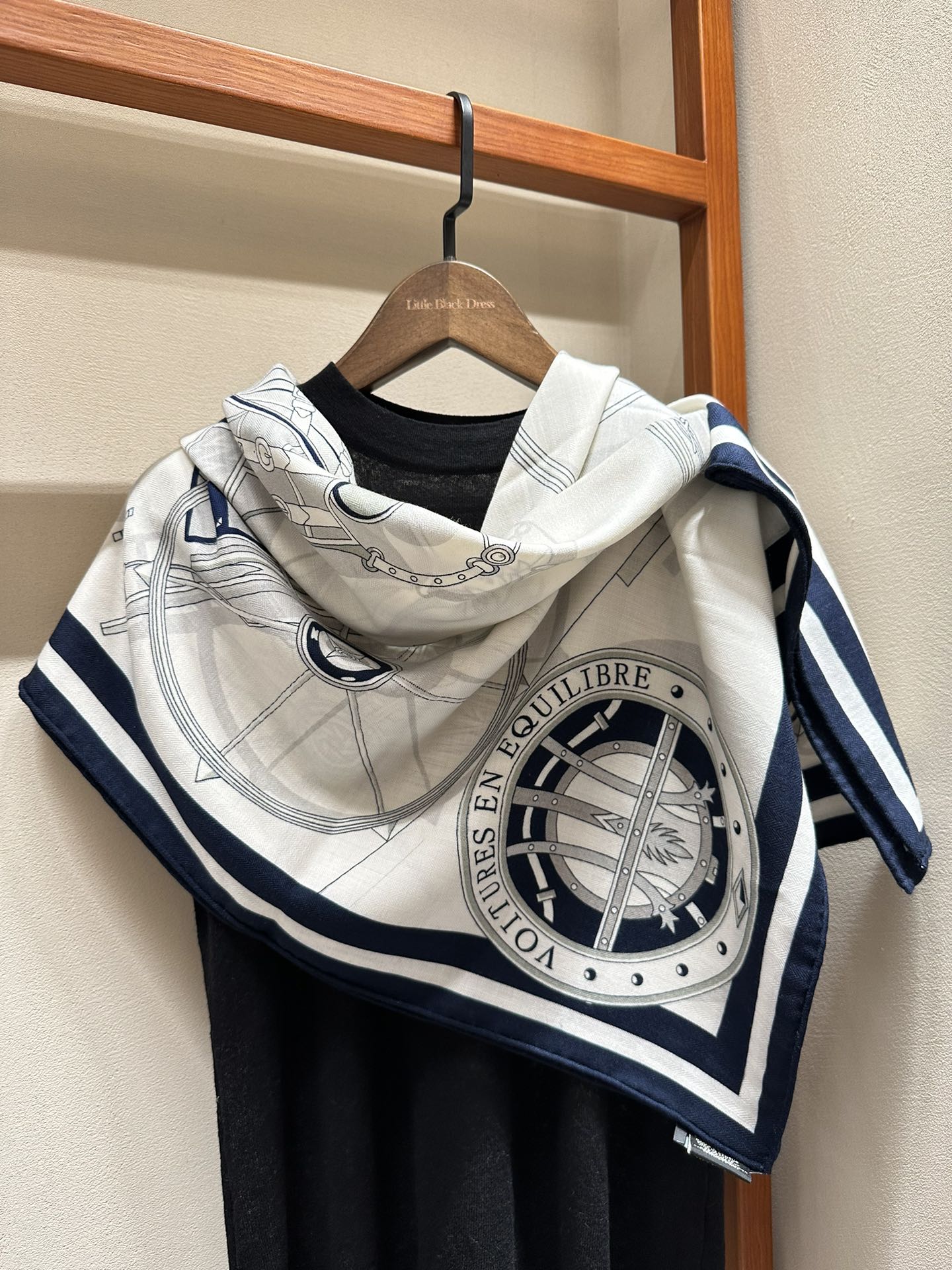 TOP HERMES Square Scarf 140*140cm  - White