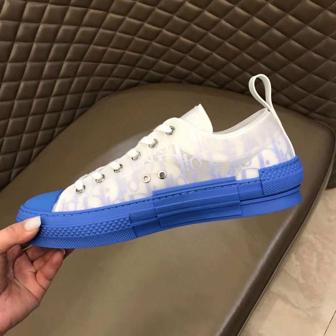 Dior B23 2022 New Style Low Top Logo Oblique Canvas 03