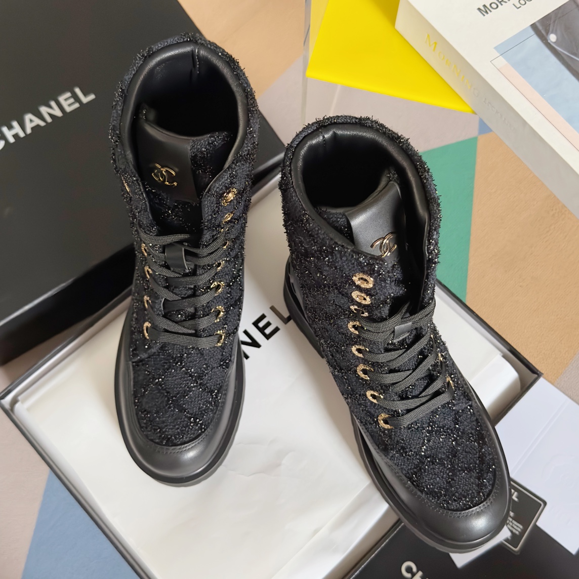 Tops CHANEL Thick Soled Short Boots - 4.5CM - 2 Colors