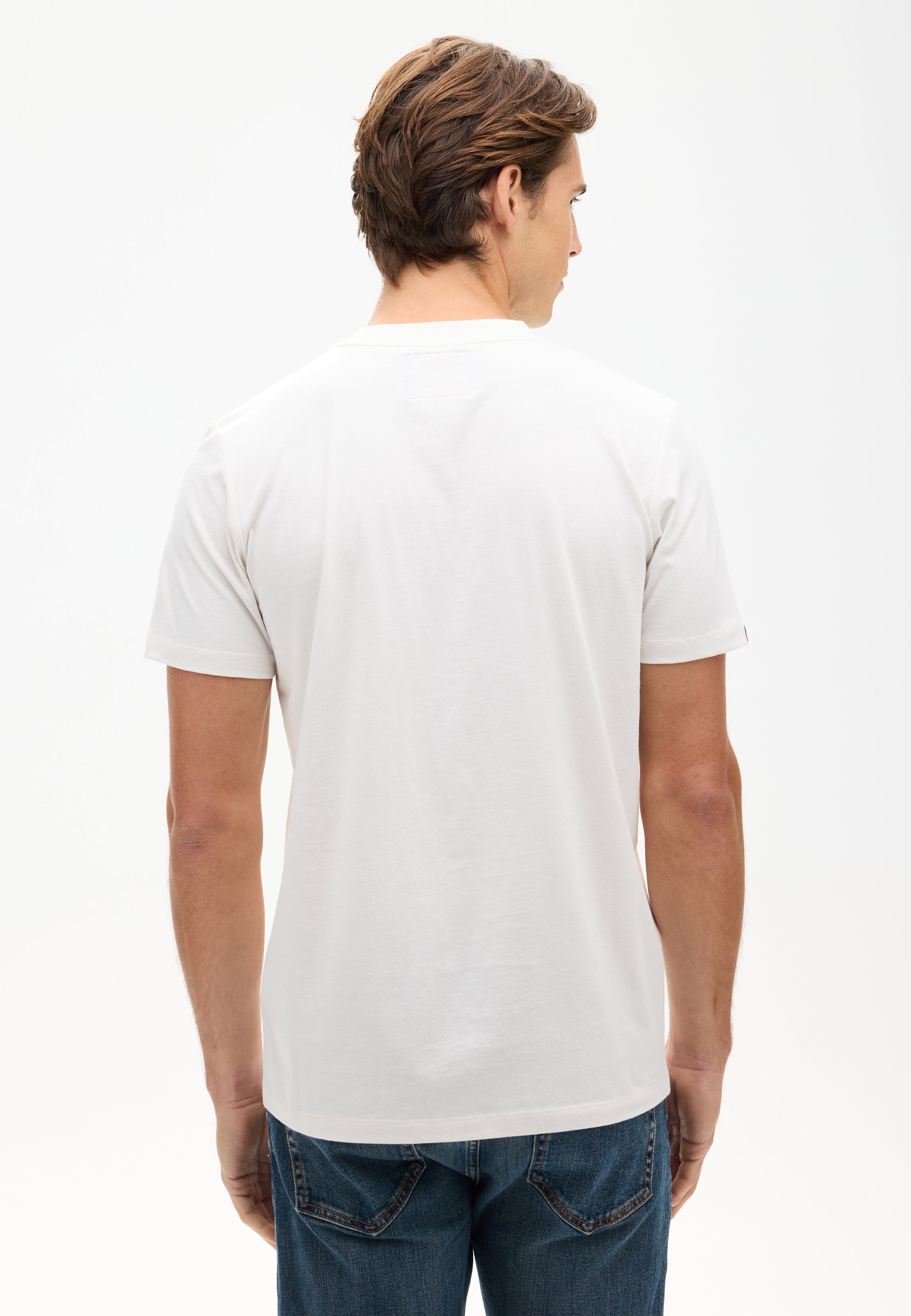 Workwear Embossed Tee | Winter White