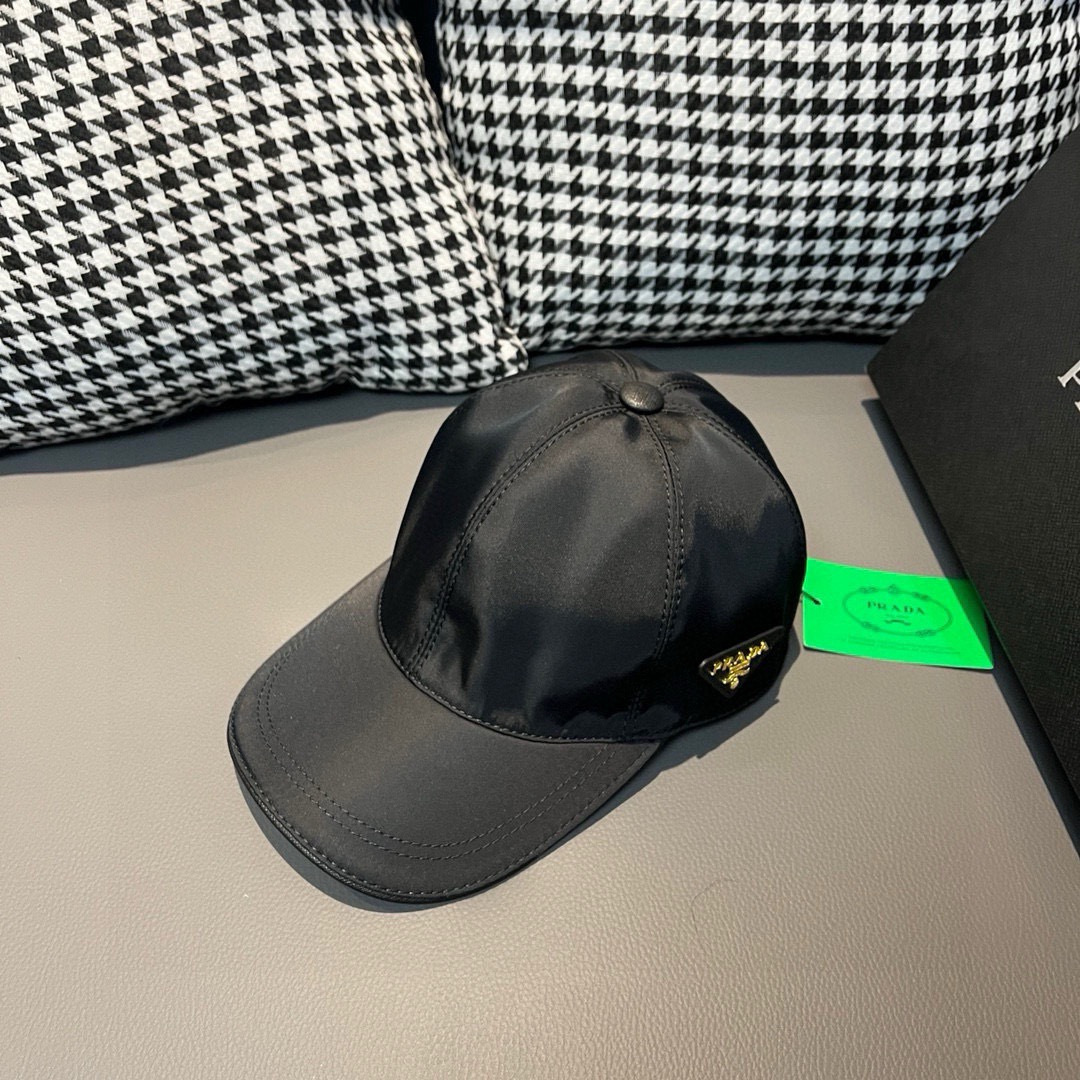 TOP PRADA Embroidered Baseball Cap - 3 Colors
