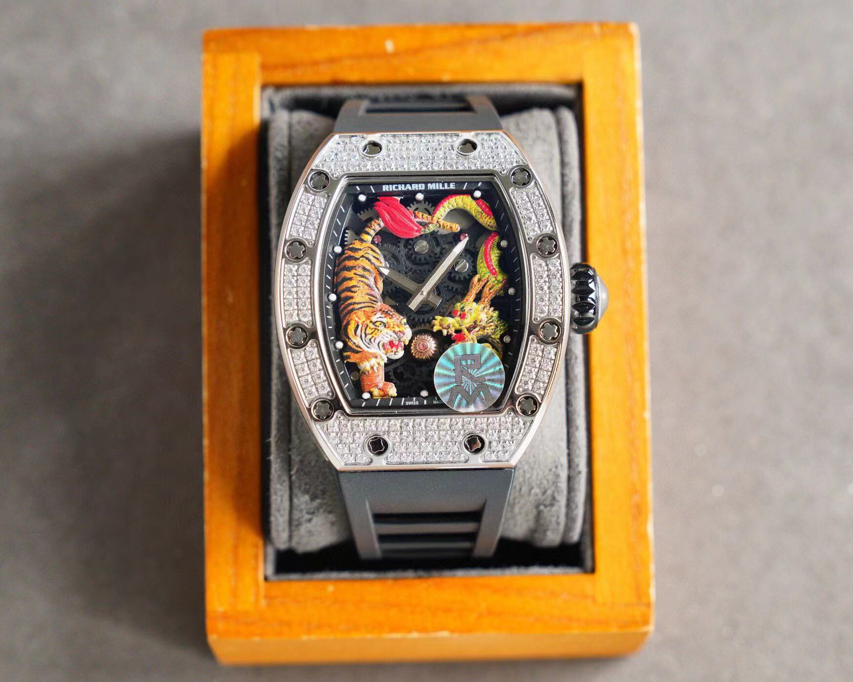 TOP Richard Mille Watch - Black