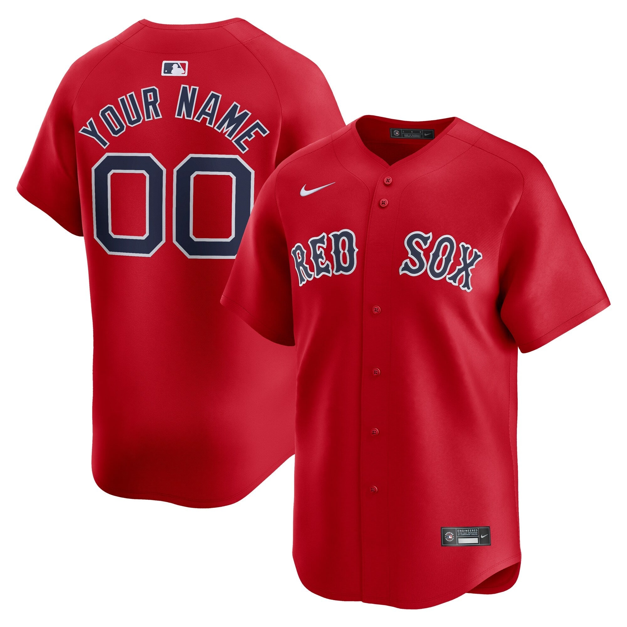 Boston Red Sox   Alternate Limited Custom Jersey? ̈C Red