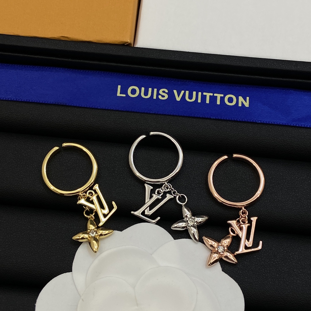 TOP Louis Vuitton LV Ring - 3 Color
