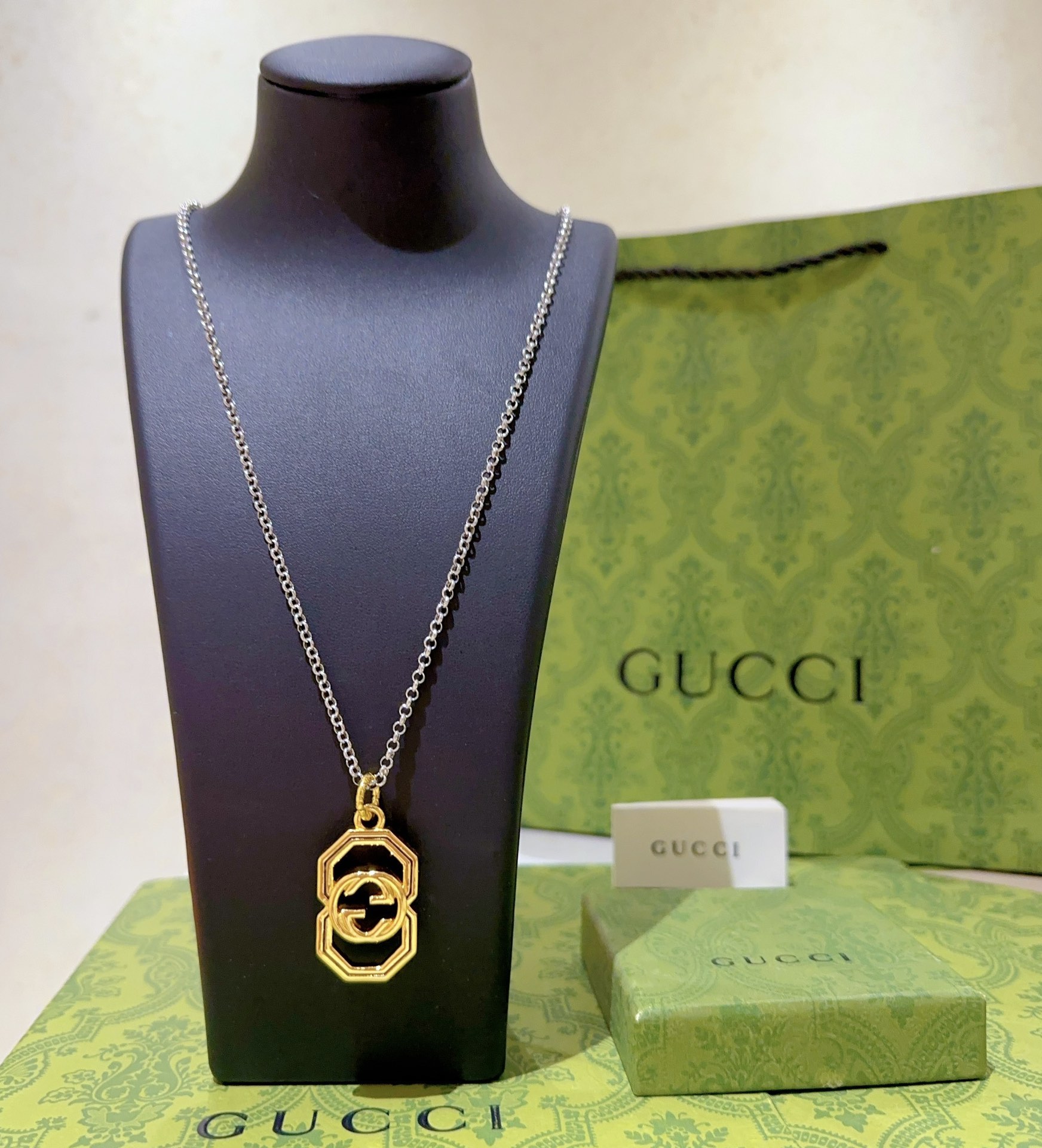 TOP GUCCI Anger Forest Long Necklace