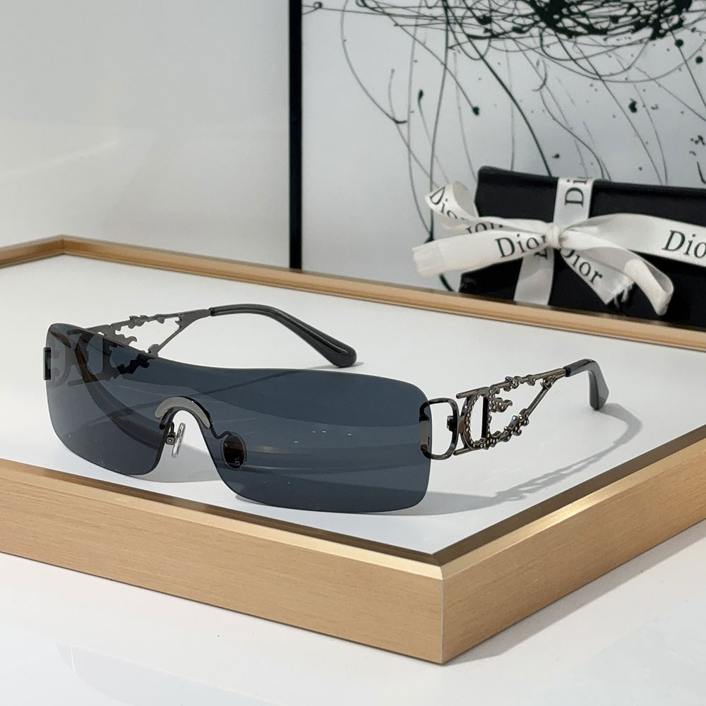 Dior One-piece Rimless Hollow-out Sunglasses  Top quality (Perfect Replica）