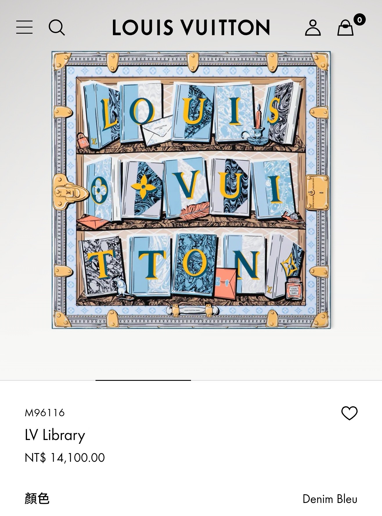 TOP Louis Vuitton LV Silk Square Scarf 90 x 90 cm - 2 Colors