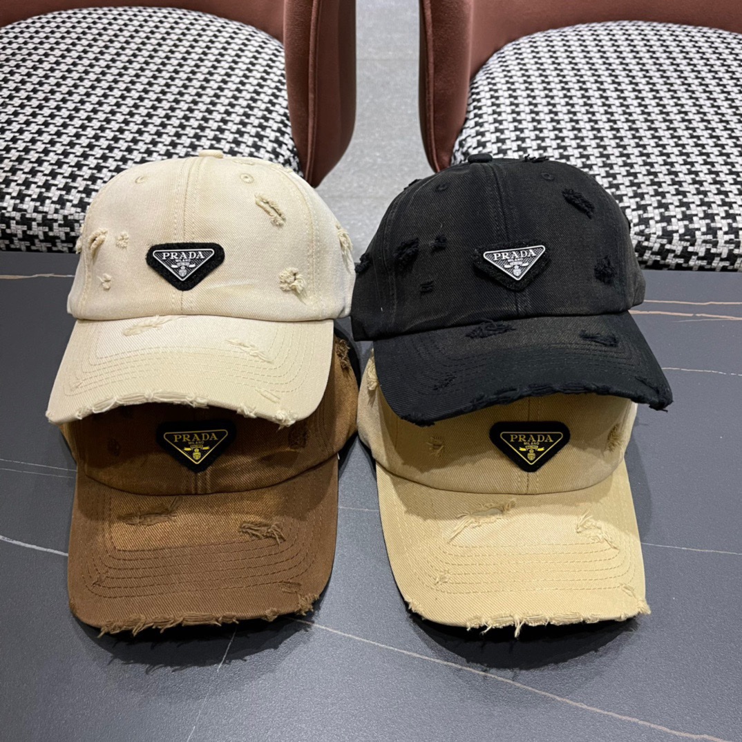 TOP PRADA Baseball Cap - 4 Colors