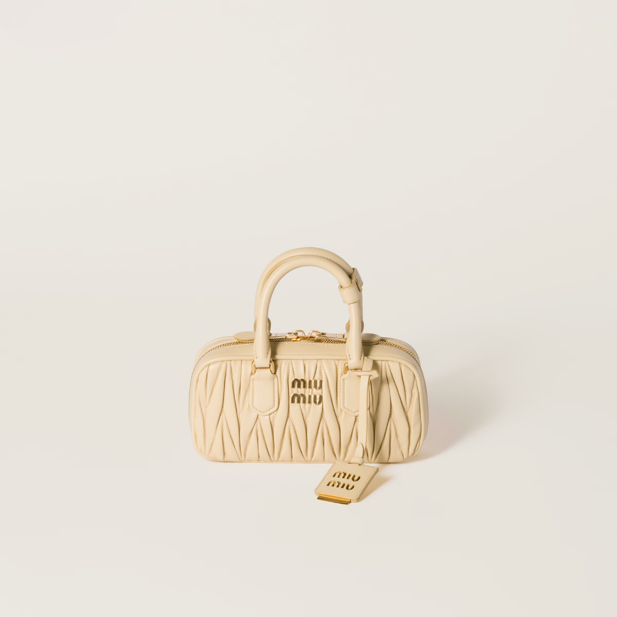 Miu Miu Arcadie matelassé nappa leather mini-bag（10A Mirror Version）