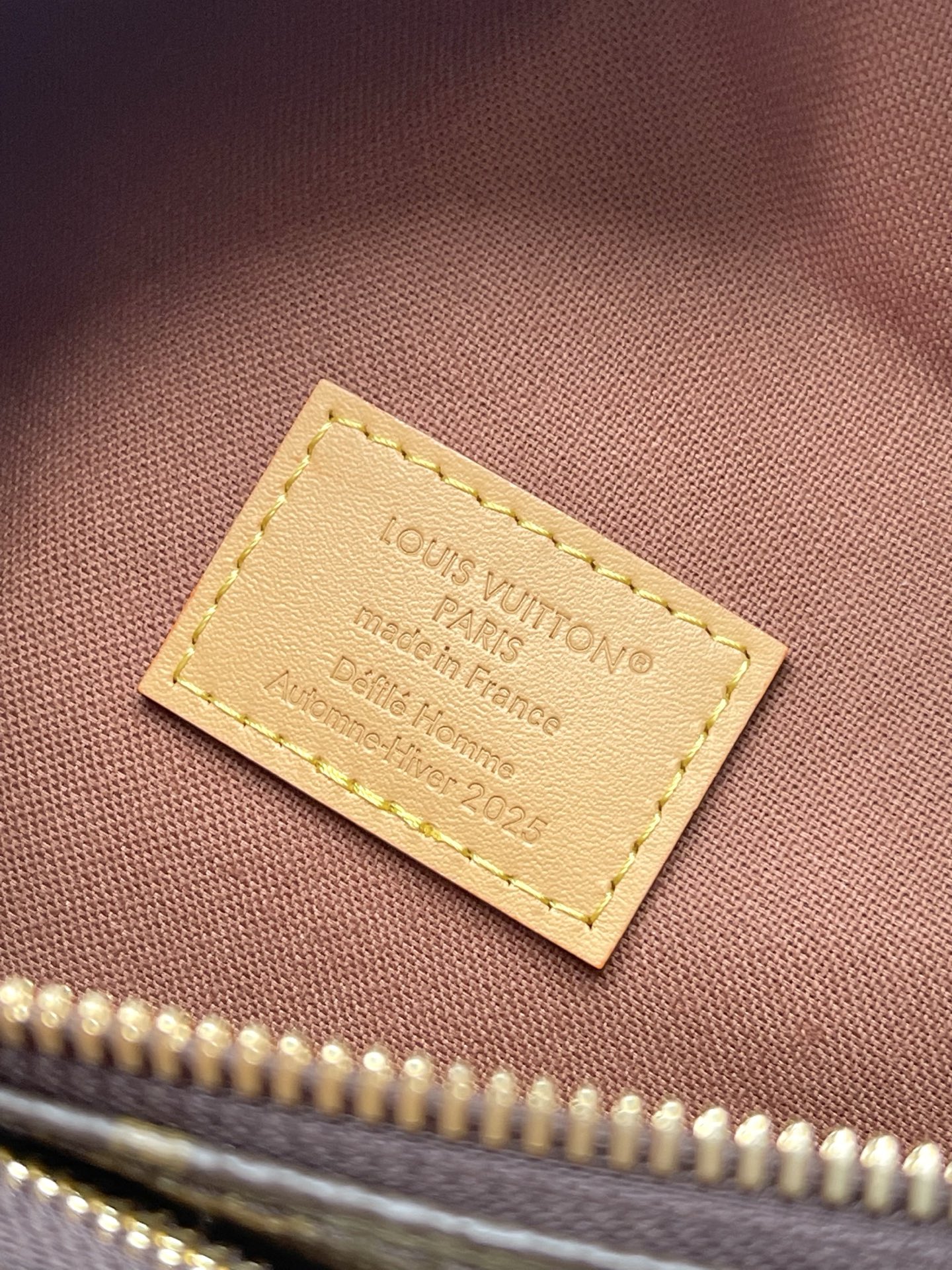 TOP Louis Vuitton LV Damier Monogram Reverse Rush Bag 30x15x8cm - Brown