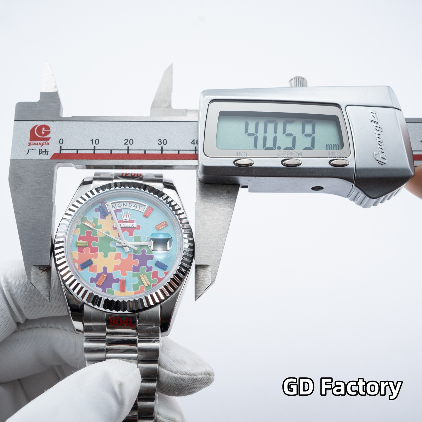 TOP ROLEX Men's Watch 40mm - Blue