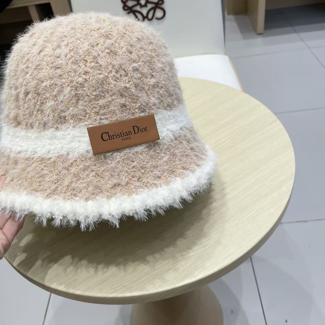 Dior knitted bucket hat(Replica)