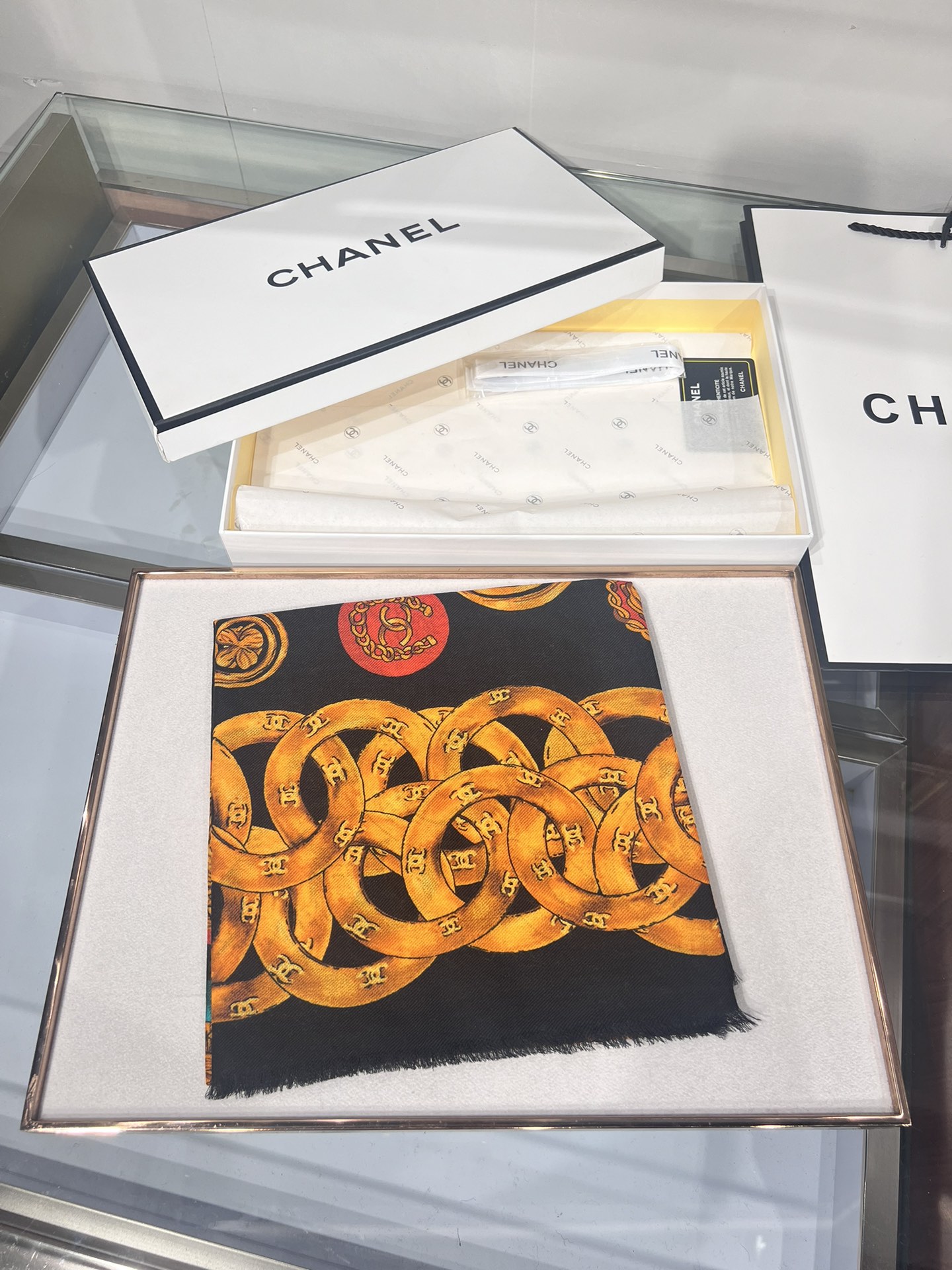 TOP CHANEL  Square Scarf 110*110cm - 2 Colors