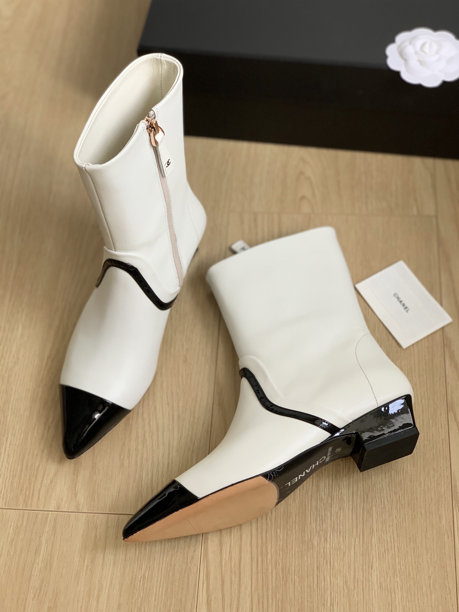 TOP CHANEL New Pointed Short Boots - Three Colors