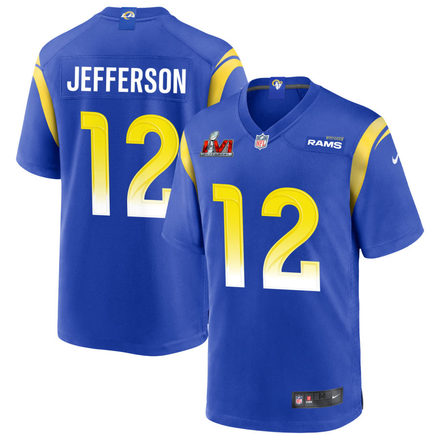 Van Jefferson Los Angeles Rams  Super Bowl LVI Game Jersey - Royal