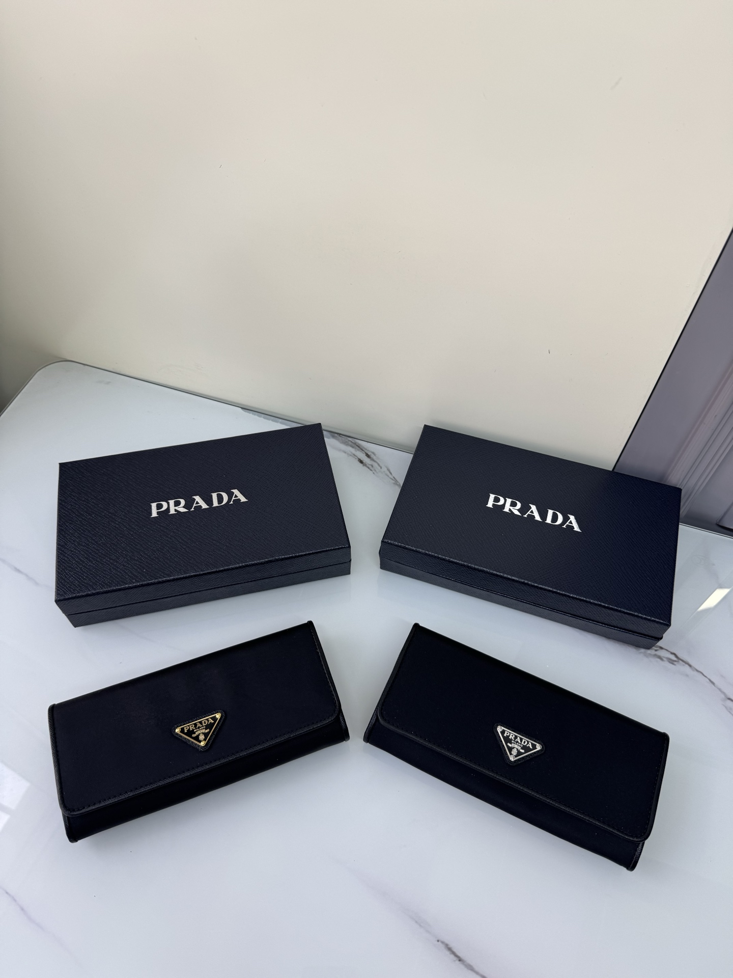 TOP PRADA Card Holder 18.7x9.5cm - 2Colors